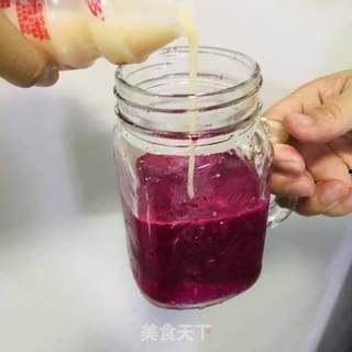 火龙果汁爆料怎么做的视频,跟随视频轻松学会火龙果汁制作过程